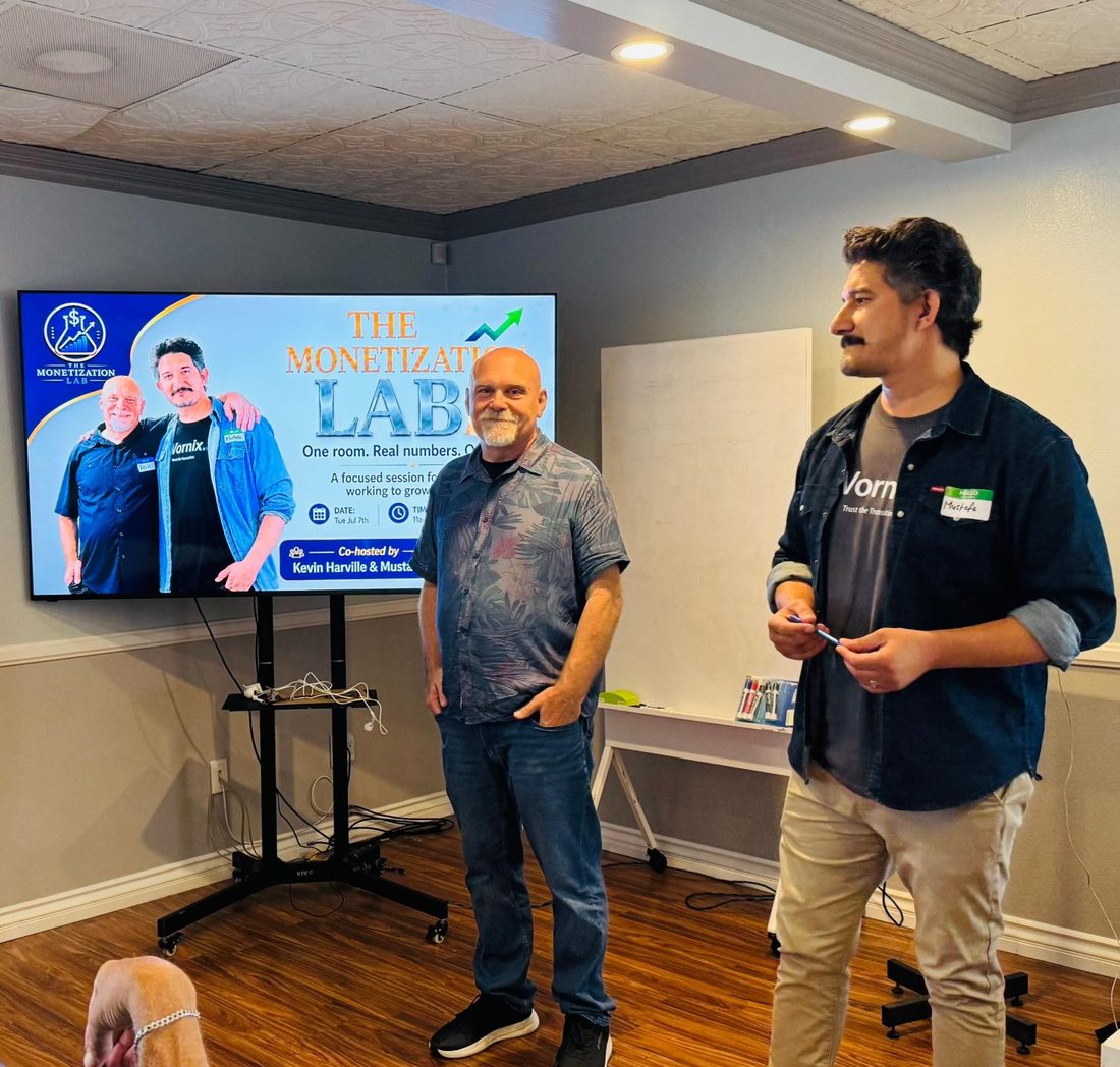 Mustafa leading a session for business owners in San Diego.